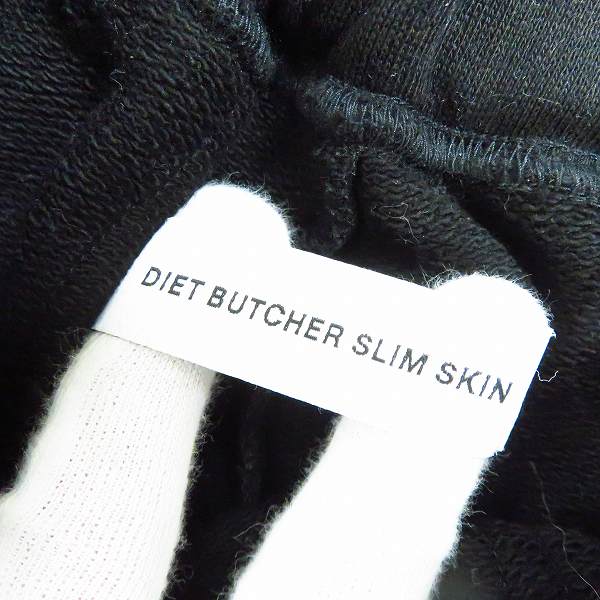 実際に弊社で買取させて頂いたDIET BUTCHER SLIM SKIN/ダイエットブッチャースリムスキン スウェットイージーパンツ/1の画像 2枚目