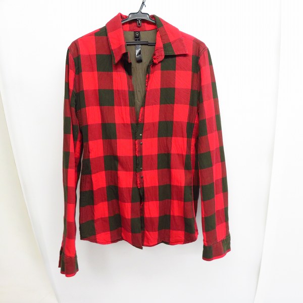 実際に弊社で買取させて頂いたwjk/ダブルジェーケー ブロックチェックフックシャツ/L