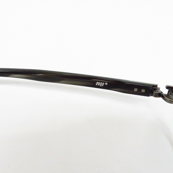 実際に弊社で買取させて頂いた999.9/フォーナインズ 度入り メガネフレーム/アイウェア 18-19年モデル S-370T の画像 4枚目