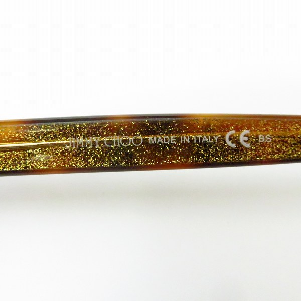 実際に弊社で買取させて頂いたJIMMY CHOO/ジミーチュウ サイドスタースタッズ 眼鏡/メガネフレーム 90 FGMの画像 4枚目