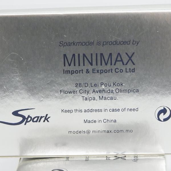 実際に弊社で買取させて頂いたSpark/スパーク 1/43 Peugeot/プジョー908 HDi FAP n°8 2 LM 2007/Concept car 908/ #8 #908 ミニカー 2点セットの画像 8枚目