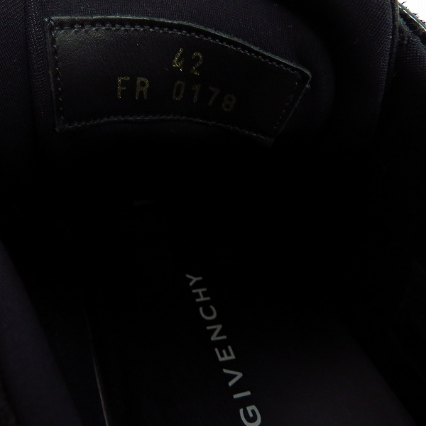 実際に弊社で買取させて頂いたGIVENCHY/ジバンシィ JAW ローカット スニーカー FR 0178/42の画像 5枚目