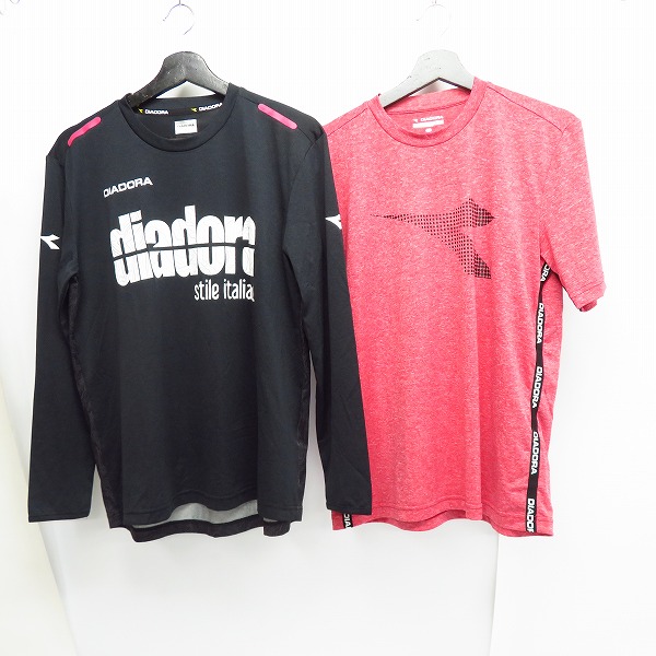 実際に弊社で買取させて頂いた【おまとめ/10点↑】DIADORA/ディアドラ スポーツウェア/ロゴプリント トップス M/Lの画像 4枚目
