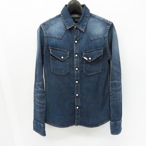 実際に弊社で買取させて頂いたAKM/エーケーエム DENIM WESTERN SHIRTS デニムシャツ S109 CNU151/S