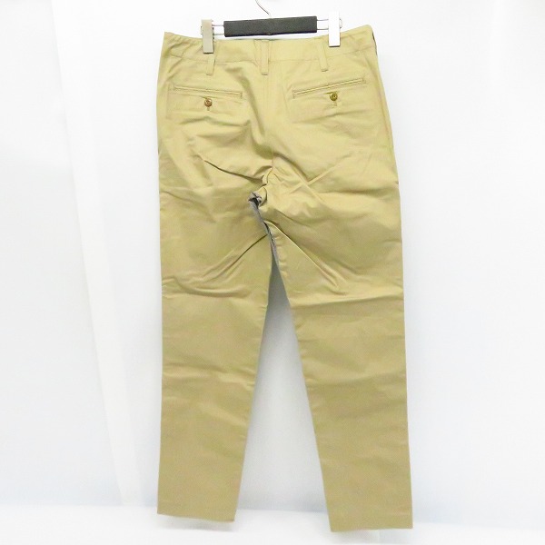 実際に弊社で買取させて頂いた【未使用】HEAD PORTER PLUS/ヘッドポータープラス チェック切替チノパンツ ベージュ/Mの画像 1枚目
