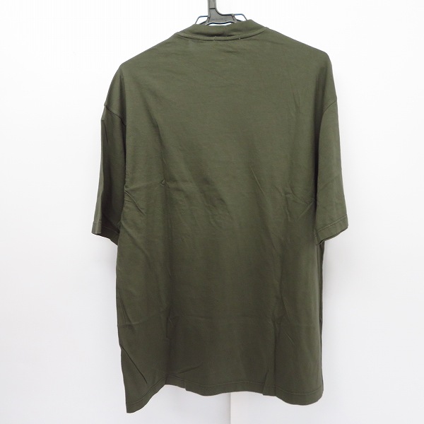 実際に弊社で買取させて頂いたGIORGIO ARMANI/ジョルジオアルマーニ イタリア製 ロゴプリントモックネック半袖Tシャツ Mの画像 1枚目