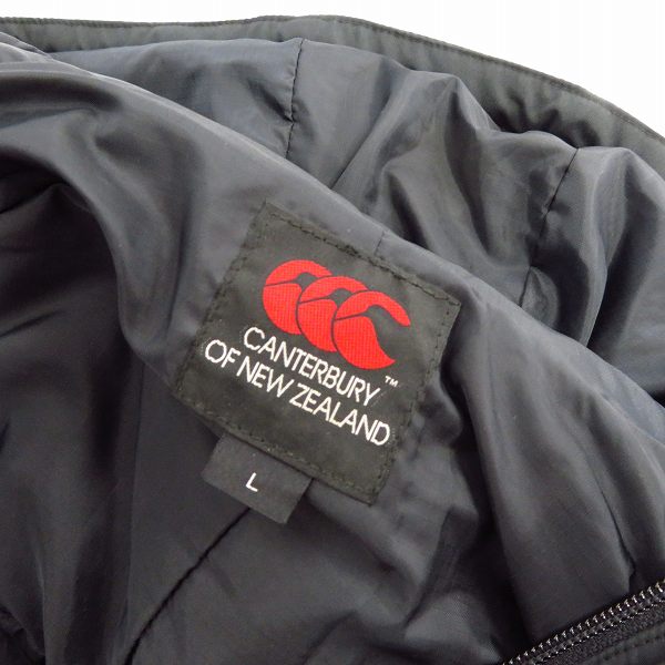 実際に弊社で買取させて頂いた【未使用】CANTERBURY/カンタベリー ダウンコート ブラック RA-70670/Lの画像 2枚目