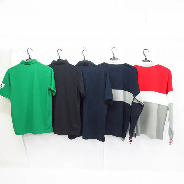 実際に弊社で買取させて頂いた【未使用含む】CANTERBURY/カンタベリー ラグビー 2019 ワールドカップ/ブランドロゴ刺繍  長袖/半袖シャツ M/5点セットの画像 1枚目