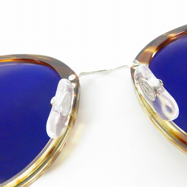 実際に弊社で買取させて頂いたCartier/カルティエ ラウンド サングラス/アイウェア CT0145Sの画像 2枚目