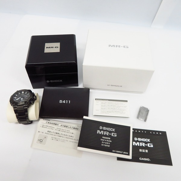 実際に弊社で買取させて頂いた【保証期間内】G-SHOCK/Gショック MR-G GPSハイブリッド 電波ソーラー 腕時計 MRG-G1000B-1AJRの画像 8枚目