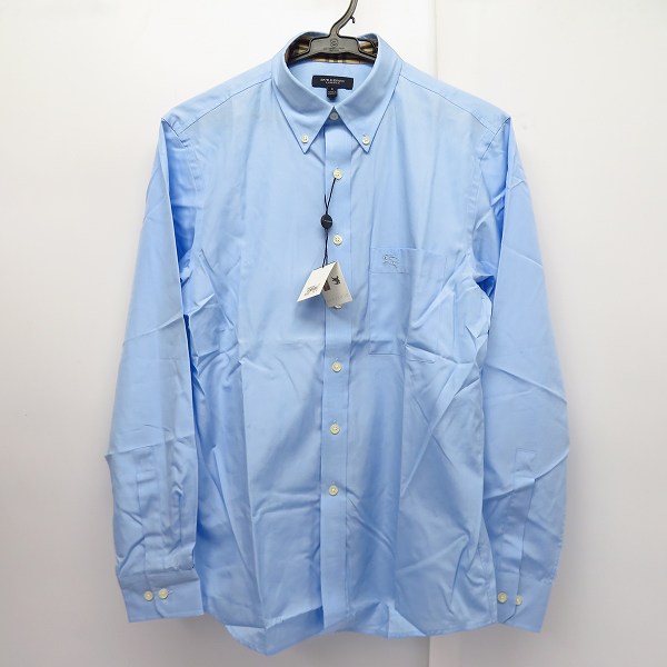 実際に弊社で買取させて頂いた【未使用】BURBERRY LONDON/バーバリーロンドン ホース刺繍 長袖シャツ S