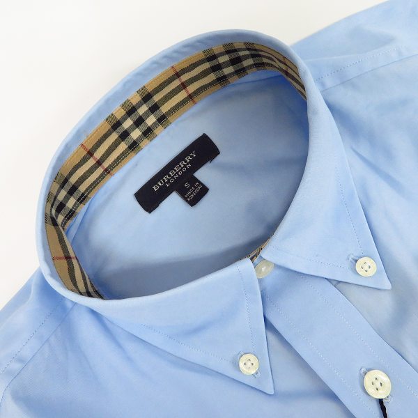 実際に弊社で買取させて頂いた【未使用】BURBERRY LONDON/バーバリーロンドン ホース刺繍 長袖シャツ Sの画像 6枚目