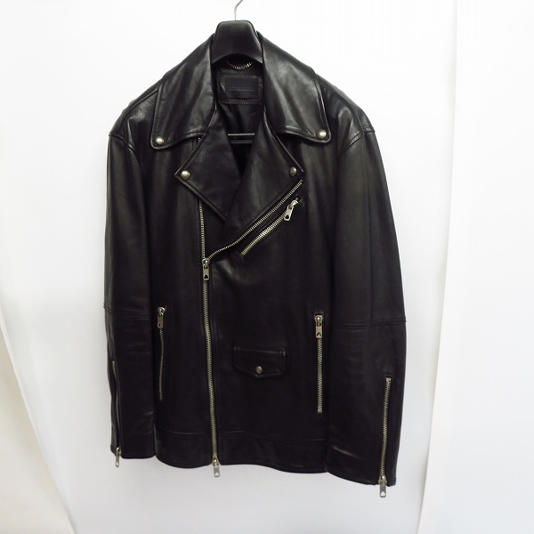 実際に弊社で買取させて頂いたDIESEL BLACK GOLD/ディーゼルブラックゴールド カウレザー ダブルライダース/44