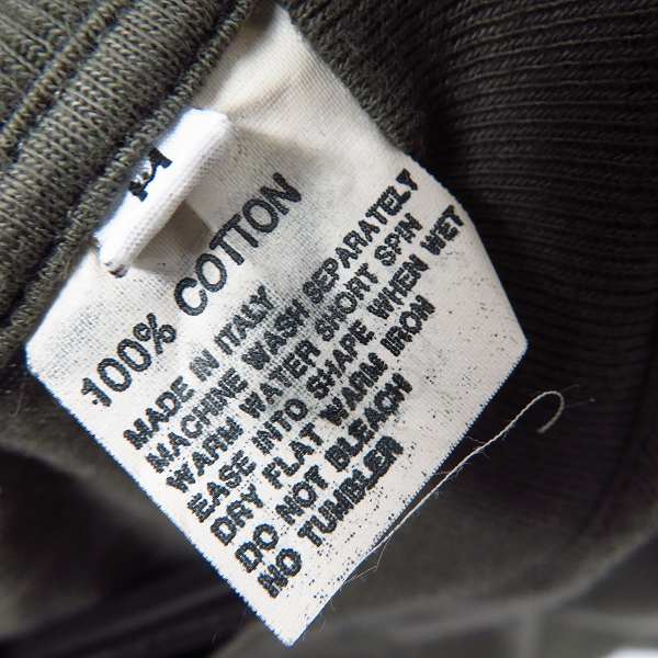 実際に弊社で買取させて頂いたGIORGIO ARMANI/ジョルジオアルマーニ イタリア製 ロゴプリントモックネック半袖Tシャツ Mの画像 4枚目