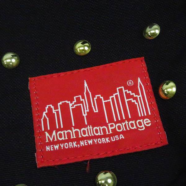 実際に弊社で買取させて頂いたManhattan Portage/マンハッタンポーテージ スタッズ メッセンジャーバッグの画像 5枚目