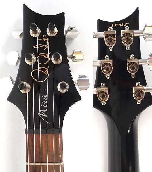 実際に弊社で買取させて頂いた★PRS/Paul Reed Smith/ポール・リード・スミス Mira BLACK/ミラ 2013年製 ハードケース付の画像 3枚目