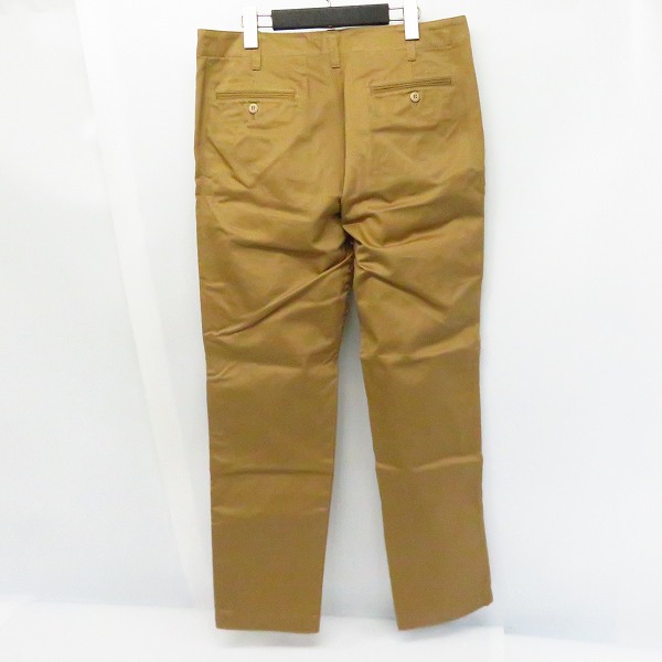 実際に弊社で買取させて頂いたHEAD PORTER PLUS/ヘッドポータープラス マルチカラー ボーダー切替チノパンツ ベージュ/Lの画像 1枚目