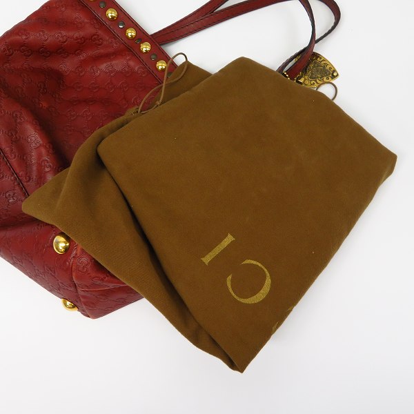 GUCCI/グッチ GG柄 レザー 2way トートバッグ 207291 493075の買取実績