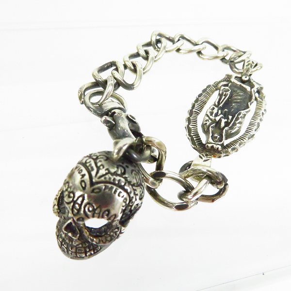 実際に弊社で買取させて頂いたCRIMIE/クライミー スカル&マリア ブレスレット