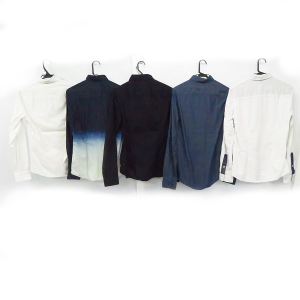 実際に弊社で買取させて頂いたARMANI JEANS/アルマーニジーンズ 長袖シャツ XXS/XS/S/5点セットの画像 1枚目