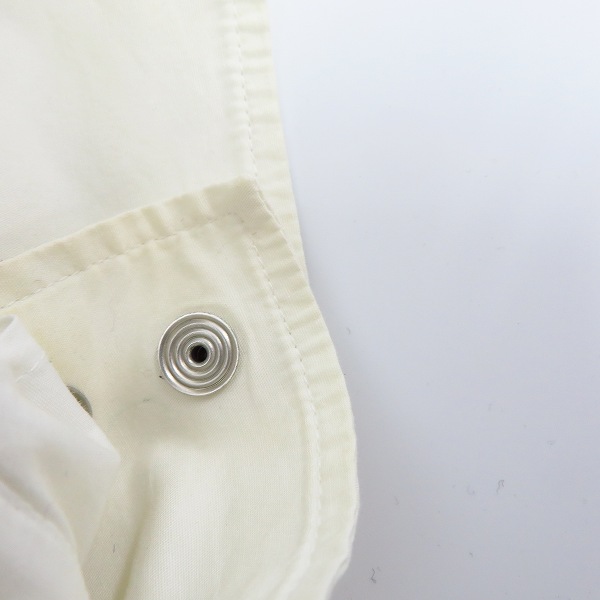 実際に弊社で買取させて頂いたDIESEL BLACK GOLD/ディーゼルブラックゴールド バックプリント 長袖シャツ ホワイト/46の画像 5枚目