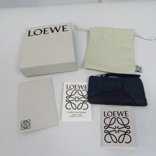 実際に弊社で買取させて頂いたLOEWE/ロエベ PUZZLE COIN CARDHOLDER  コインカードホルダーの画像 7枚目