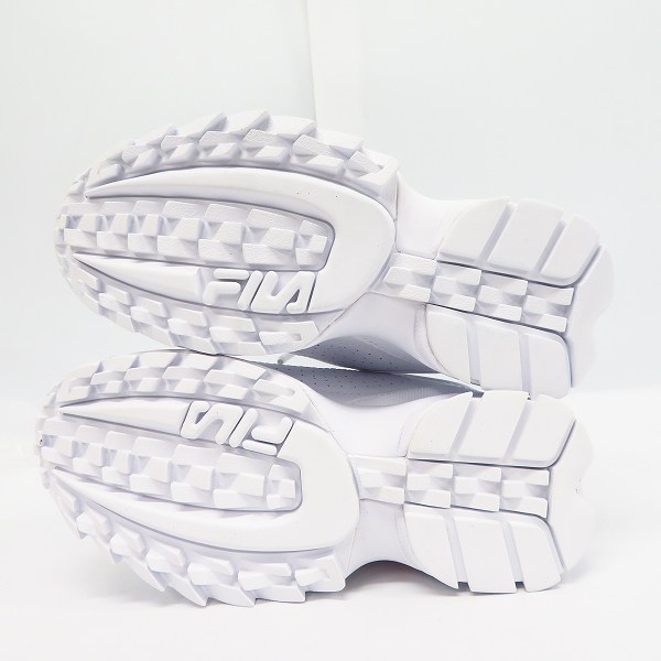 実際に弊社で買取させて頂いた【未使用】 FILA/フィラ DISRUPTOR2 WHITE/ディスラプター2 ホワイト 5FM00403-140/23.5の画像 2枚目