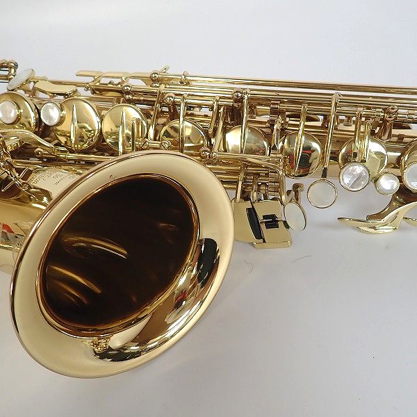 実際に弊社で買取させて頂いた★SELMER/セルマー アルトサックス SA80/Super Action 80 SERIE Ⅱ/シリーズ2 彫刻有り 55万台 ハードケース付の画像 2枚目