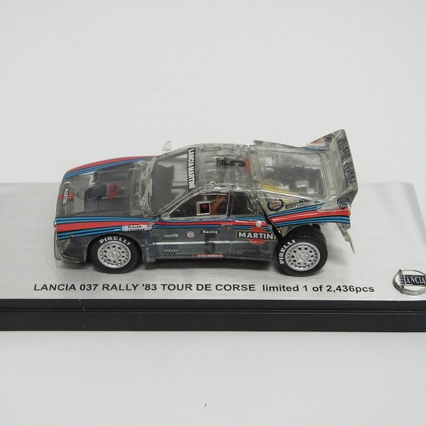 実際に弊社で買取させて頂いたKYOSHO/京商 1/43 Lancia 037 Rally/ランチア 037ラリー '83 TOUR DE CORSE limited 1 of 2,436pcs  ミニカー の画像 5枚目