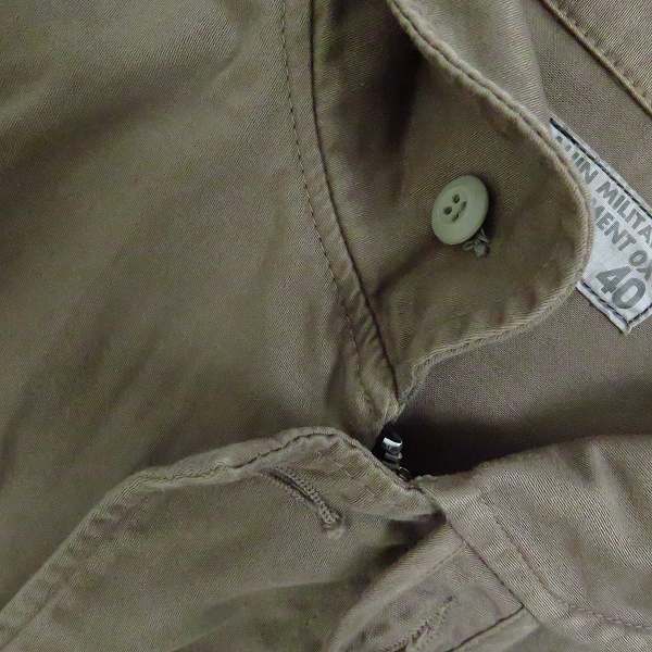 実際に弊社で買取させて頂いたGAIJIN MILITARY/ガイジンミリタリー（HRM.BLUEBLUE）ミリタリージャケット/40の画像 4枚目