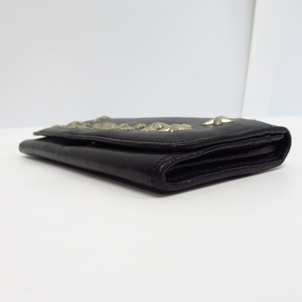 実際に弊社で買取させて頂いたJIMMY CHOO/ジミーチュウ NINO スタースタッズ レザー長財布の画像 2枚目