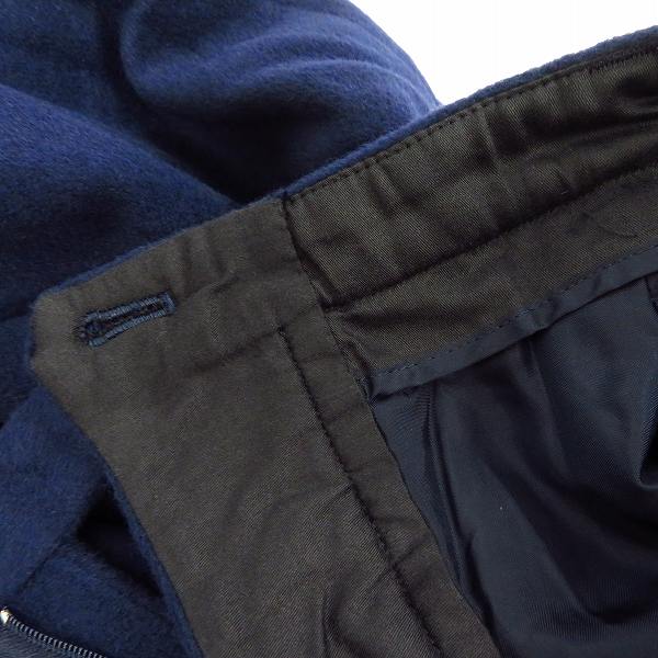 実際に弊社で買取させて頂いたkolor/カラー アンゴラ/ウールパンツ ネイビー 13WCM-P13102S/2の画像 5枚目