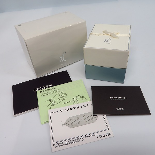 実際に弊社で買取させて頂いたCITIZEN/シチズン  xC クロスシー デュラテクト エコドライブ パープルシェル H058-T021158の画像 4枚目