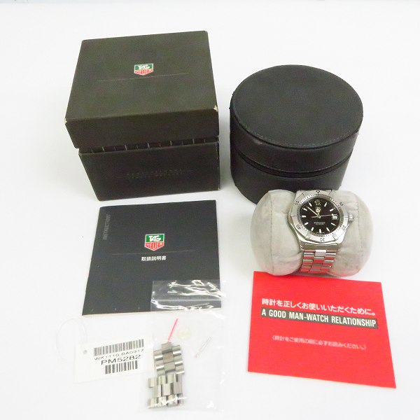 実際に弊社で買取させて頂いたTAG Heuer/タグホイヤー Professional 2000 黒文字盤 クォーツ 時計/ウォッチ WK1110-0【動作未確認】の画像 5枚目