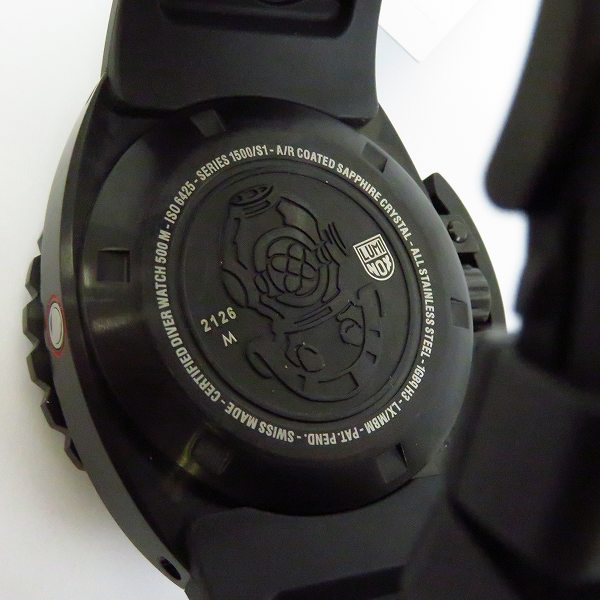 実際に弊社で買取させて頂いたLUMINOX/ルミノックス DEEP DIVE AUTOMATIC/ディープダイブ オートマチック 1500SERIES/Ref.1511 ウォッチ/腕時計の画像 3枚目