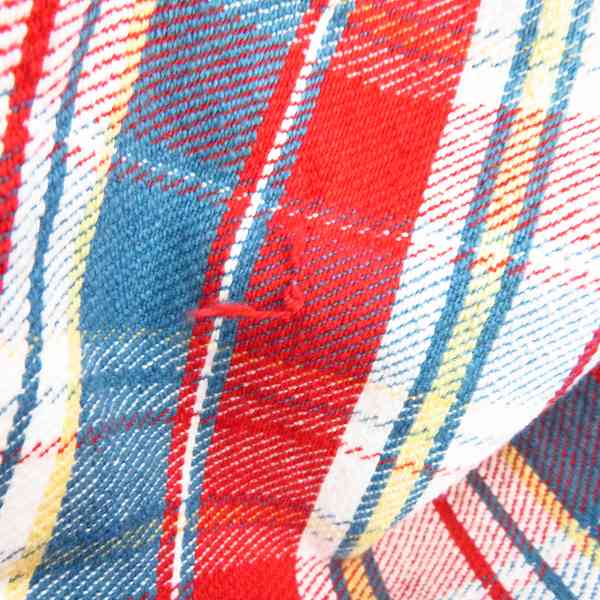 実際に弊社で買取させて頂いた【未使用】HEAD PORTER PLUS/ヘッドポータープラス BM CHECK SHIRT/長袖チェックシャツ Mの画像 4枚目