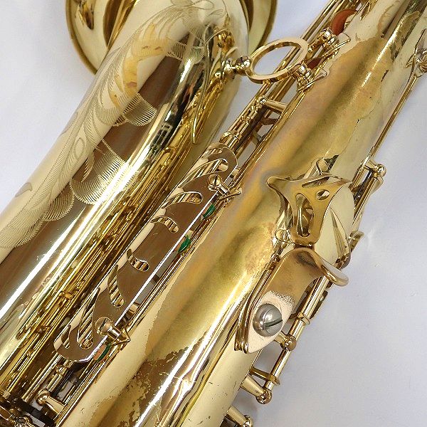 実際に弊社で買取させて頂いた★SELMER/セルマー テナーサックス SERIE Ⅲ/シリーズ3 彫刻有り 71万台 ハードケース付 の画像 5枚目