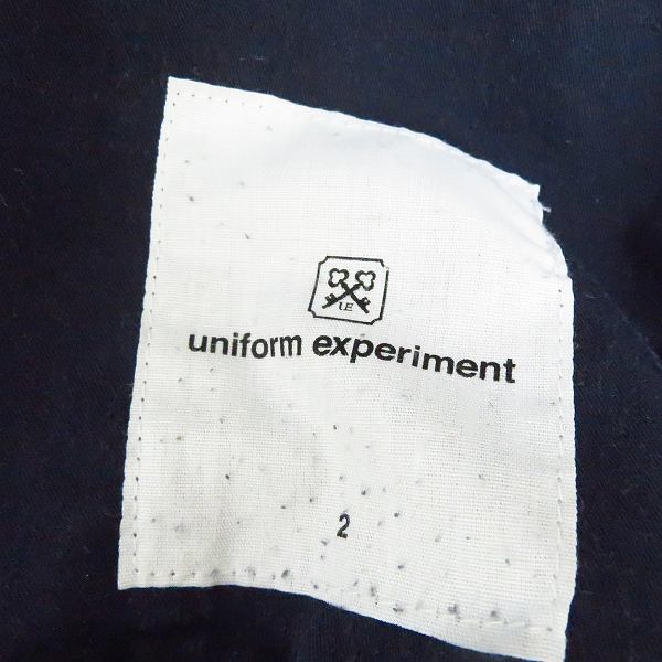実際に弊社で買取させて頂いたUNIFORM EXPERIMENT/ユニフォームエクスペリメント STRETCH GABARDINE SHORTS ショートパンツ UE-170039/2の画像 4枚目