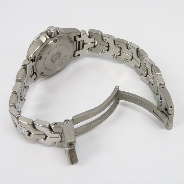 実際に弊社で買取させて頂いたTAG HEUER/タグホイヤー LINK/リンク ピンクシェル レディースウォッチ/腕時計 WT141M【動作未確認】の画像 3枚目