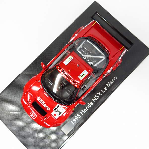 実際に弊社で買取させて頂いたEBBRO/エブロ 1/43  1995 HONDA/ホンダ NSX Le Mans/ルマン Team Kunimitsu ミニカー/673の画像 4枚目