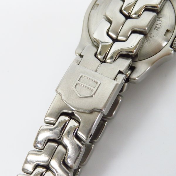 実際に弊社で買取させて頂いたTAG HEUER/タグホイヤー LINK/リンク ピンクシェル レディースウォッチ/腕時計 WT141M【動作未確認】の画像 7枚目
