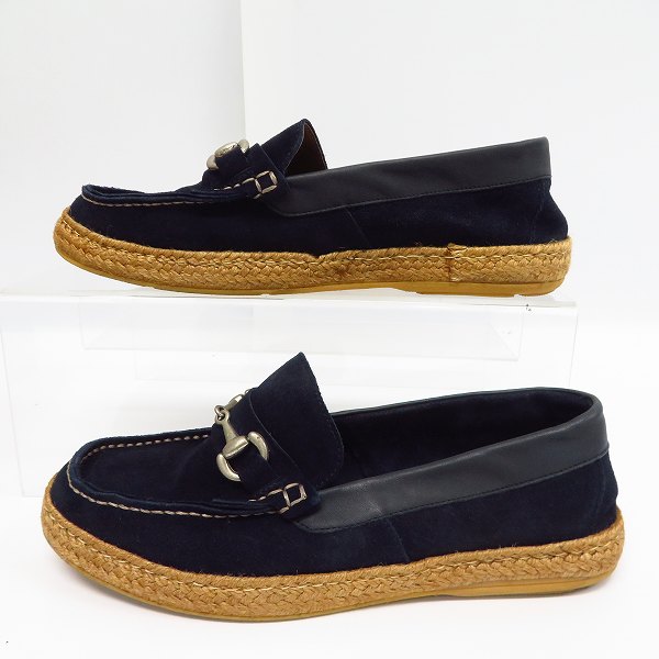 実際に弊社で買取させて頂いたGAIMO/ガイモ×EDIFICE ビッドローファーエスパドリーユ スリッポン/41の画像 3枚目