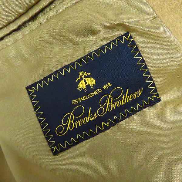 実際に弊社で買取させて頂いたBROOKS BROTHERS/ブルックスブラザーズ カシミヤ混 3Bウールコート/EA/A8の画像 2枚目
