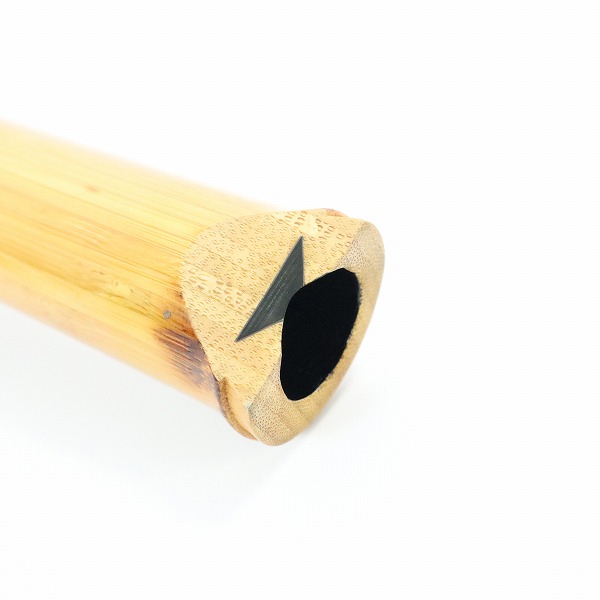 実際に弊社で買取させて頂いた尺八 胡蝶 銘 約64cm 琴古流 尺八 和楽器の画像 9枚目