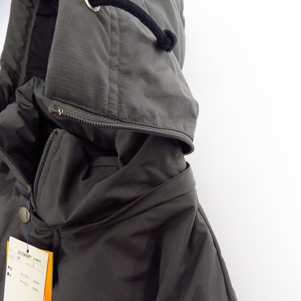 実際に弊社で買取させて頂いた【未使用】FILA/フィラ ナイロン ロングコート グレー 16JIW3367/Lの画像 5枚目