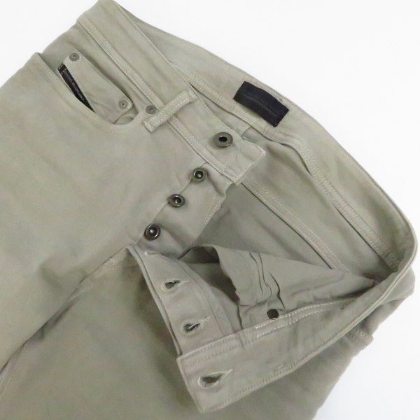 実際に弊社で買取させて頂いたDIESEL BLACK GOLD/ディーゼルブラックゴールド ストレッチスキニー エクストラロング ライトグレー系 TYPE-2614/28の画像 2枚目