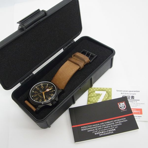 実際に弊社で買取させて頂いたLUMINOX/ルミノックス ATACAMA FIELD DAY DATE 1920 SERIES/アタカマ 45mm クオーツ Ref.1929の画像 8枚目