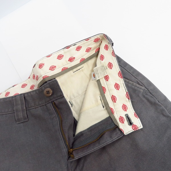 実際に弊社で買取させて頂いたDickies/ディッキーズ クロップドパンツ グレー系 Sの画像 4枚目
