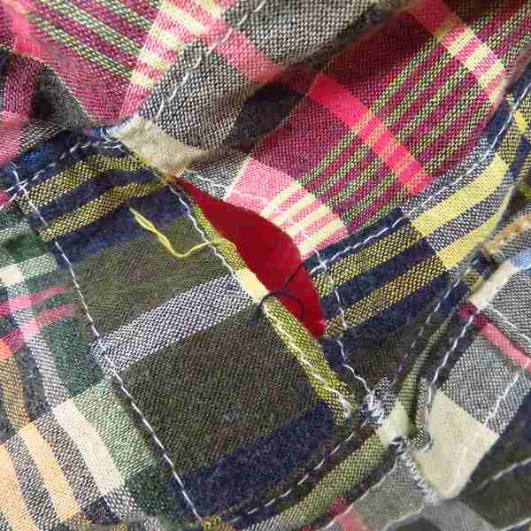 実際に弊社で買取させて頂いたGOODENOUGH HEADGEAR/グッドイナフ パッチワークベンチレーションハット/ブーニーハット/L/2点セットの画像 4枚目