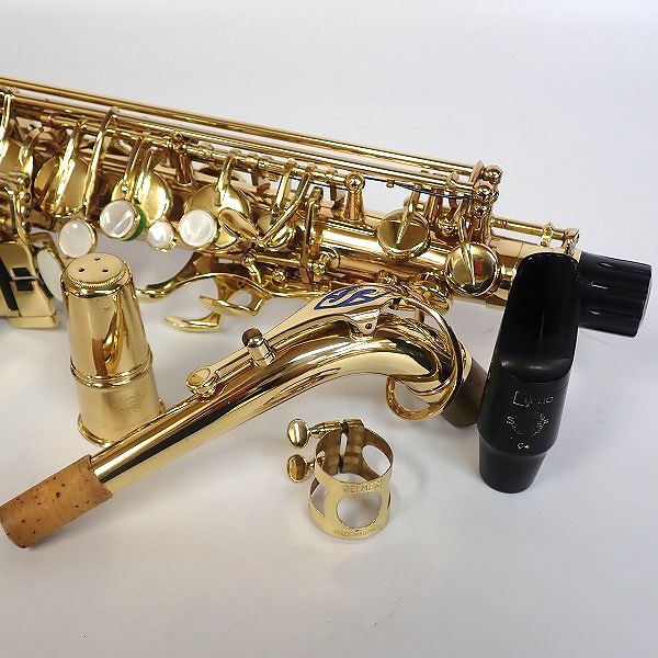 実際に弊社で買取させて頂いた★SELMER/セルマー アルトサックス SA80/Super Action 80 SERIE Ⅱ/シリーズ2 彫刻有り 55万台 ハードケース付の画像 8枚目
